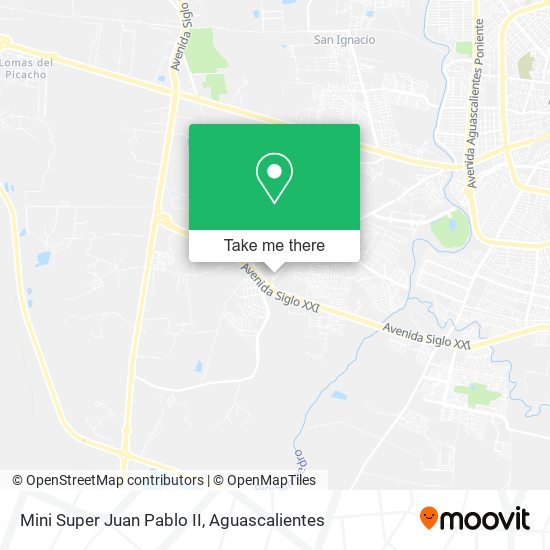 Mini Super Juan Pablo II map