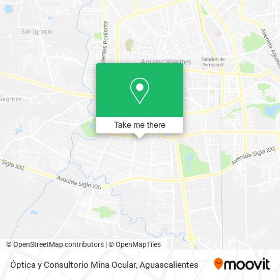 Óptica y Consultorio Mina Ocular map
