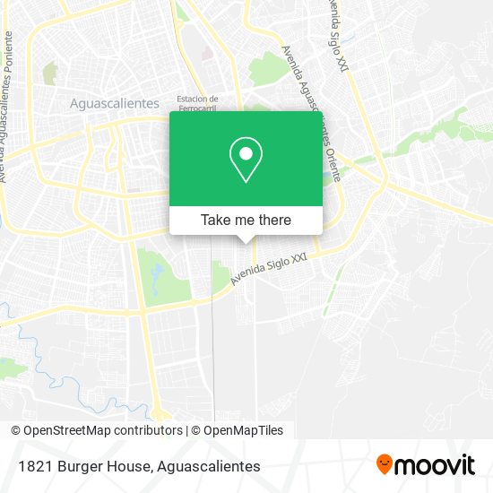 Mapa de 1821 Burger House