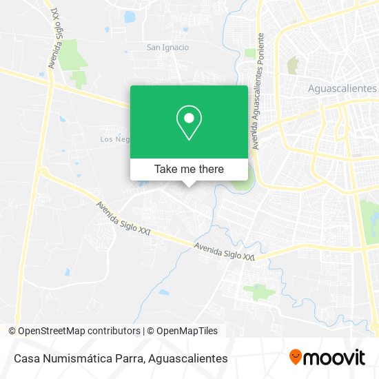 Casa Numismática Parra map