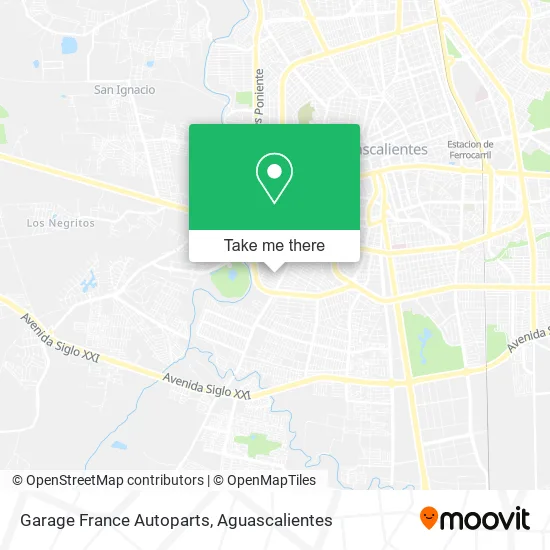 Garage France Autoparts map