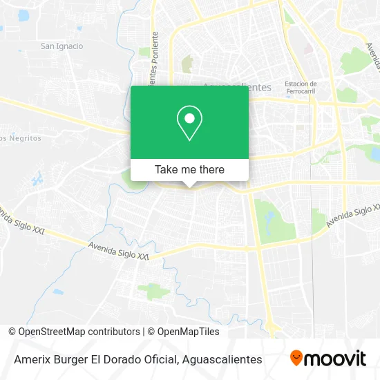 Amerix Burger El Dorado Oficial map