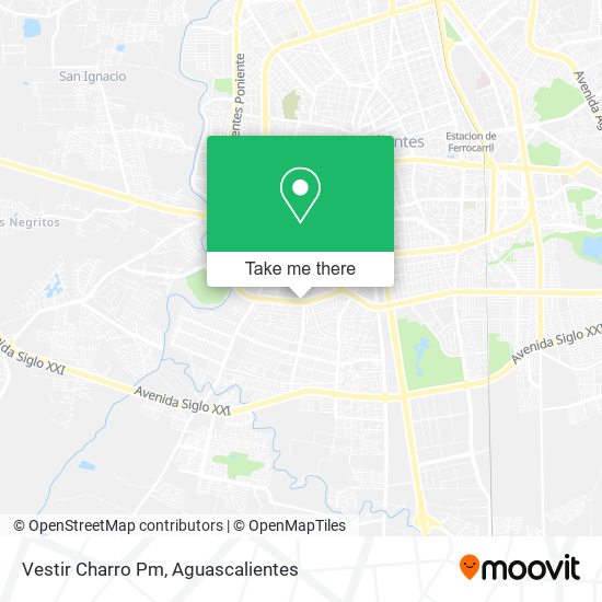 Mapa de Vestir Charro Pm