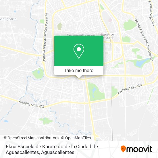 Ekca Escuela de Karate do de la Ciudad de Aguascalientes map