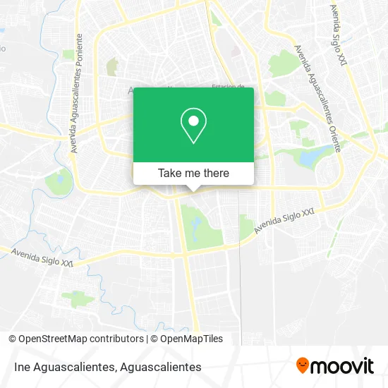 Ine Aguascalientes map