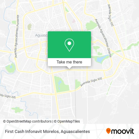 First Cash Infonavit Morelos map