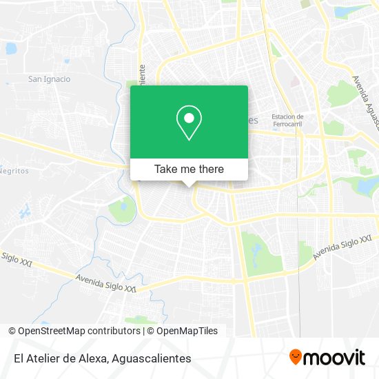 El Atelier de Alexa map