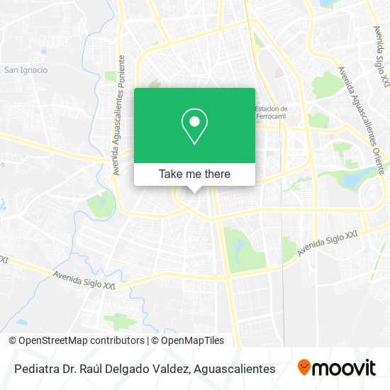 Pediatra Dr. Raúl Delgado Valdez map