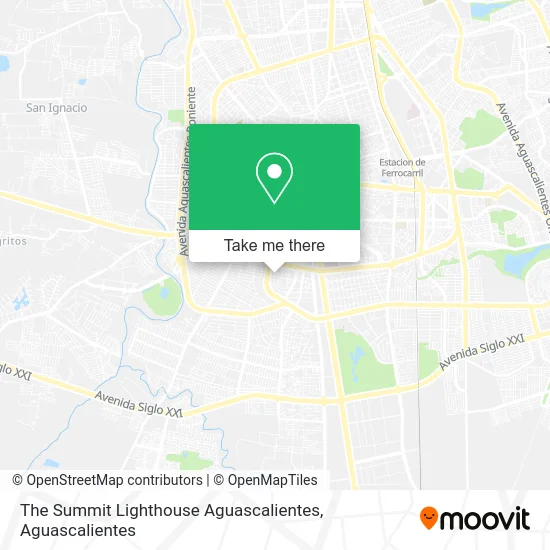The Summit Lighthouse Aguascalientes map