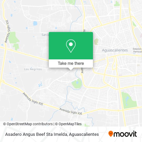 Mapa de Asadero Angus Beef Sta Imelda