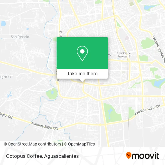 Octopus Coffee map