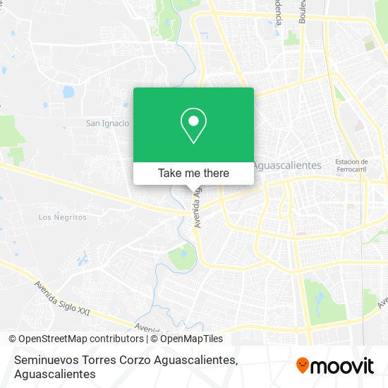 Seminuevos Torres Corzo Aguascalientes map
