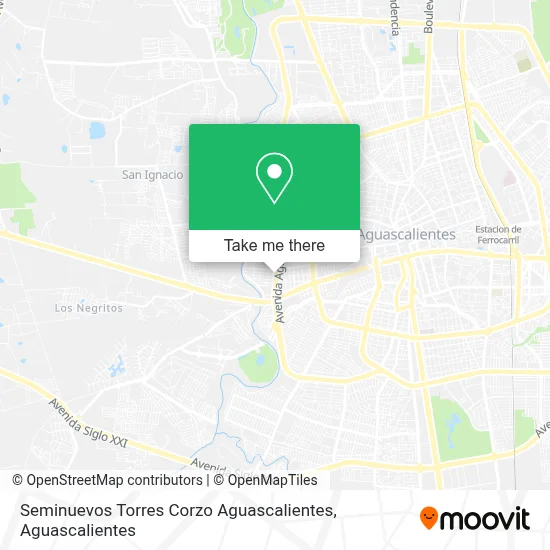 Seminuevos Torres Corzo Aguascalientes map