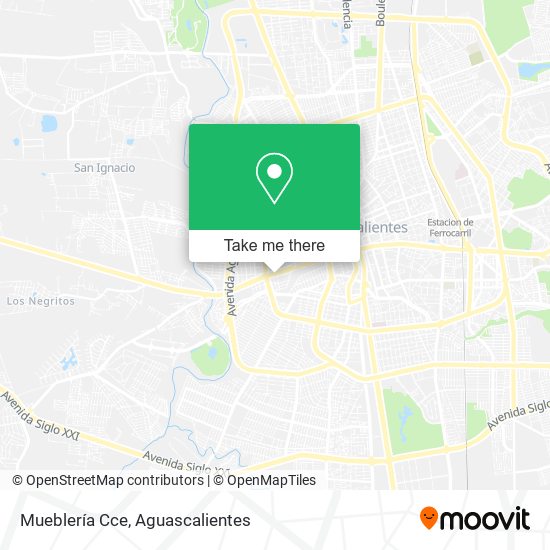 Mapa de Mueblería Cce