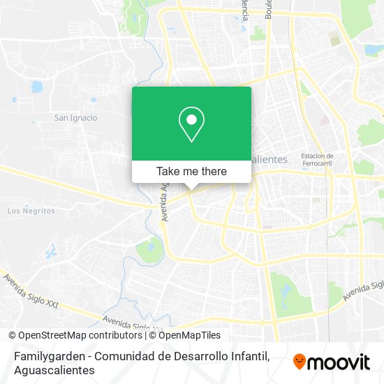 Familygarden - Comunidad de Desarrollo Infantil map