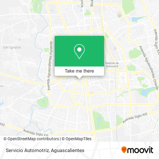 Servicio Automotriz map