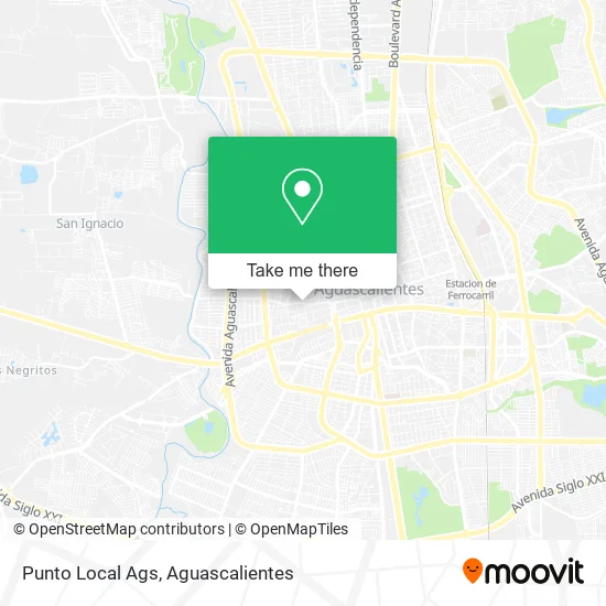 Punto Local Ags map