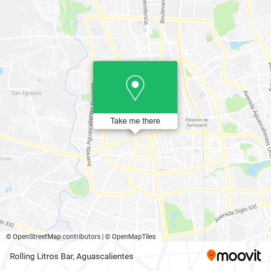 Mapa de Rolling Litros Bar