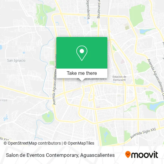 Salon de Eventos Contemporary map