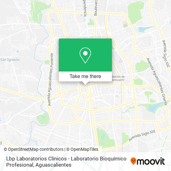 Lbp Laboratorios Clínicos - Laboratorio Bioquímico Profesional map