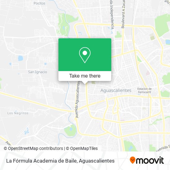 La Fórmula Academia de Baile map