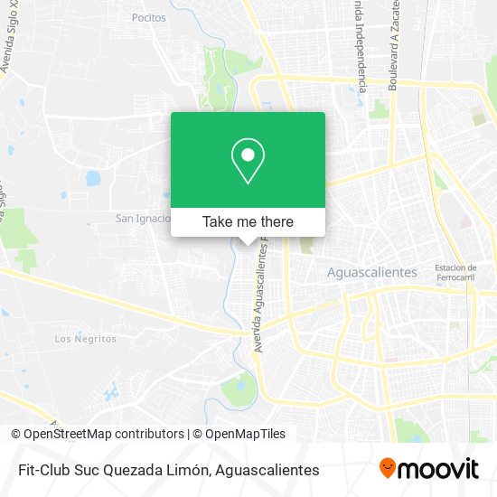 Fit-Club Suc Quezada Limón map