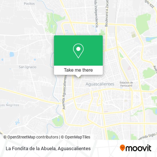 Mapa de La Fondita de la Abuela