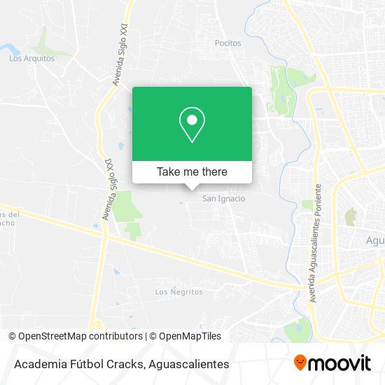 Academia Fútbol Cracks map