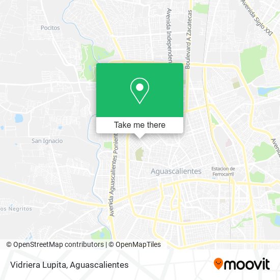 Vidriera Lupita map