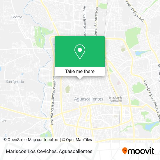 Mariscos Los Ceviches map