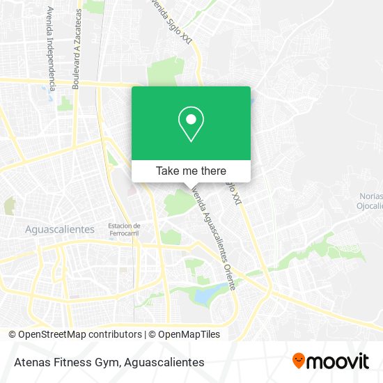 Atenas Fitness Gym map