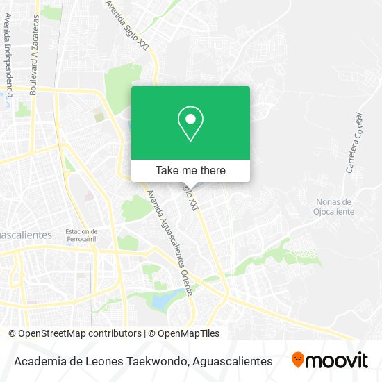 Academia de Leones Taekwondo map