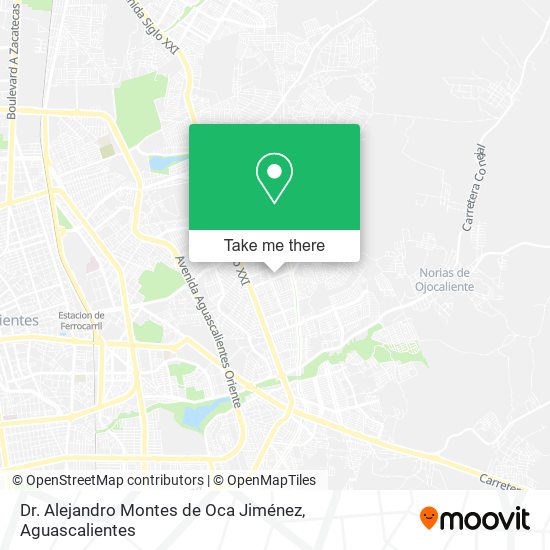 Dr. Alejandro Montes de Oca Jiménez map