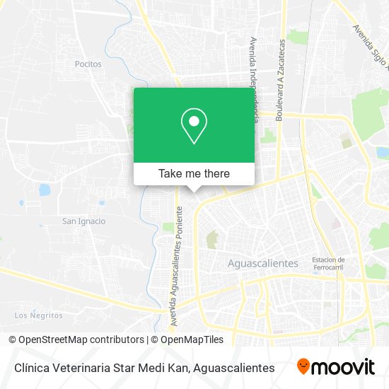 Mapa de Clínica Veterinaria Star Medi Kan