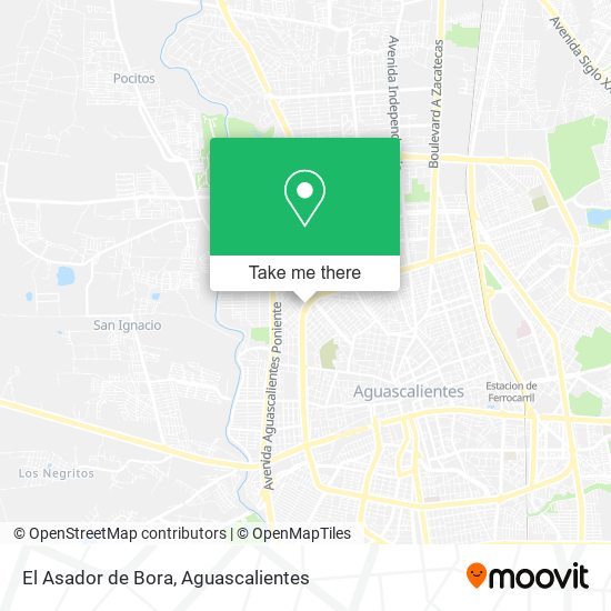 El Asador de Bora map