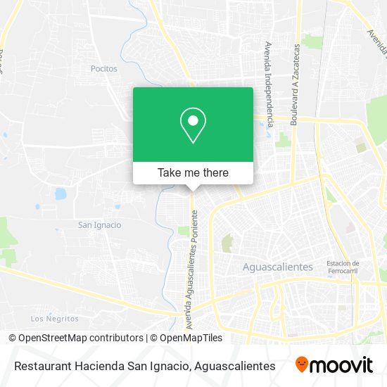Restaurant Hacienda San Ignacio map