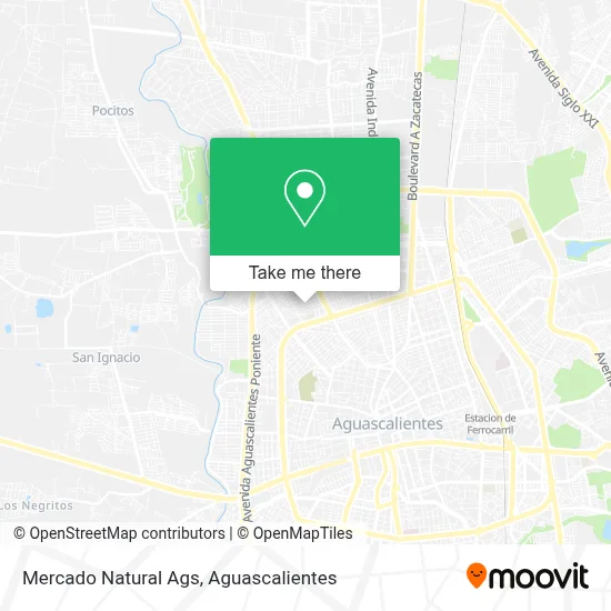 Mercado Natural Ags map
