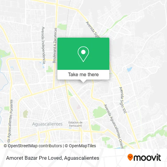 Amoret Bazar Pre Loved map