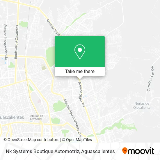 Nk Systems Boutique Automotriz map