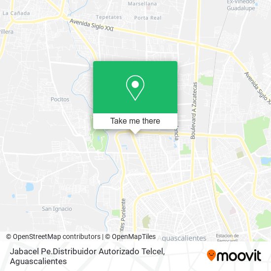 Jabacel Pe.Distribuidor Autorizado Telcel map
