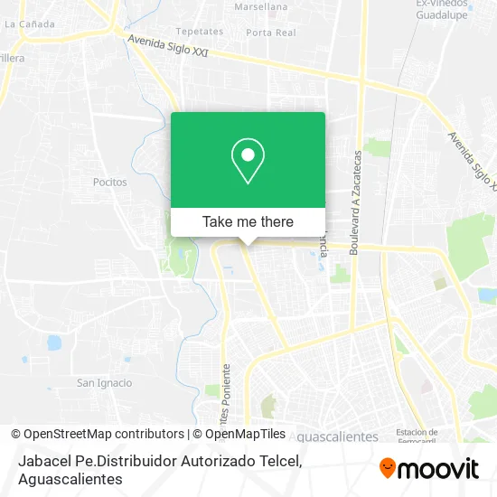 Jabacel Pe.Distribuidor Autorizado Telcel map