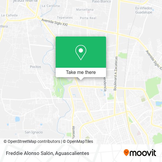 Freddie Alonso Salón map