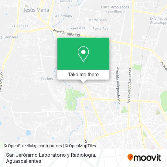 San Jerónimo Laboratorio y Radiología map