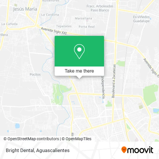 Bright Dental map