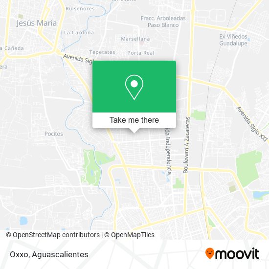 Mapa de Oxxo