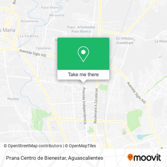 Prana Centro de Bienestar map