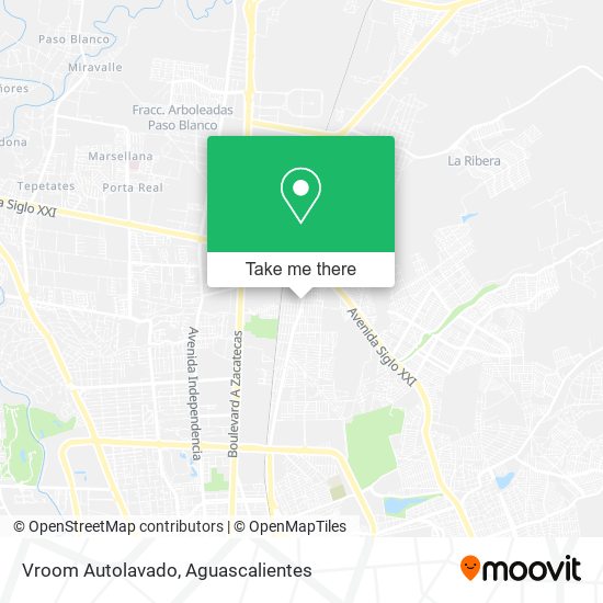 Mapa de Vroom Autolavado