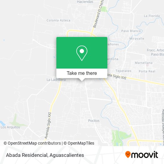 Abada Residencial map