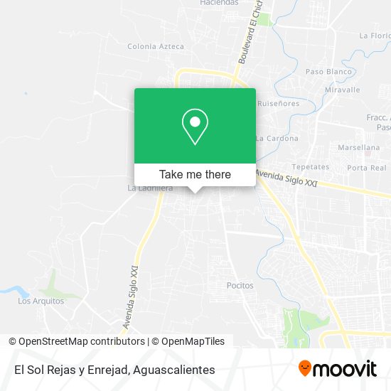 Mapa de El Sol Rejas y Enrejad
