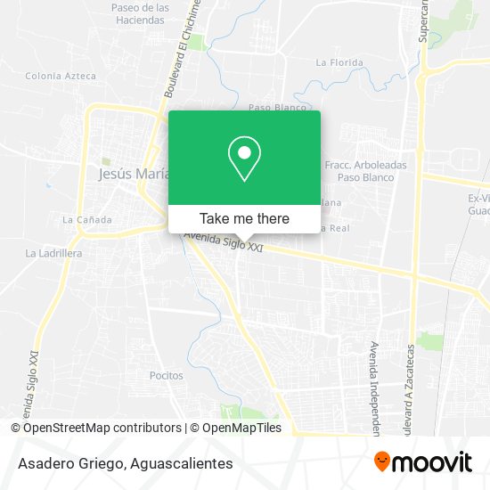 Asadero Griego map